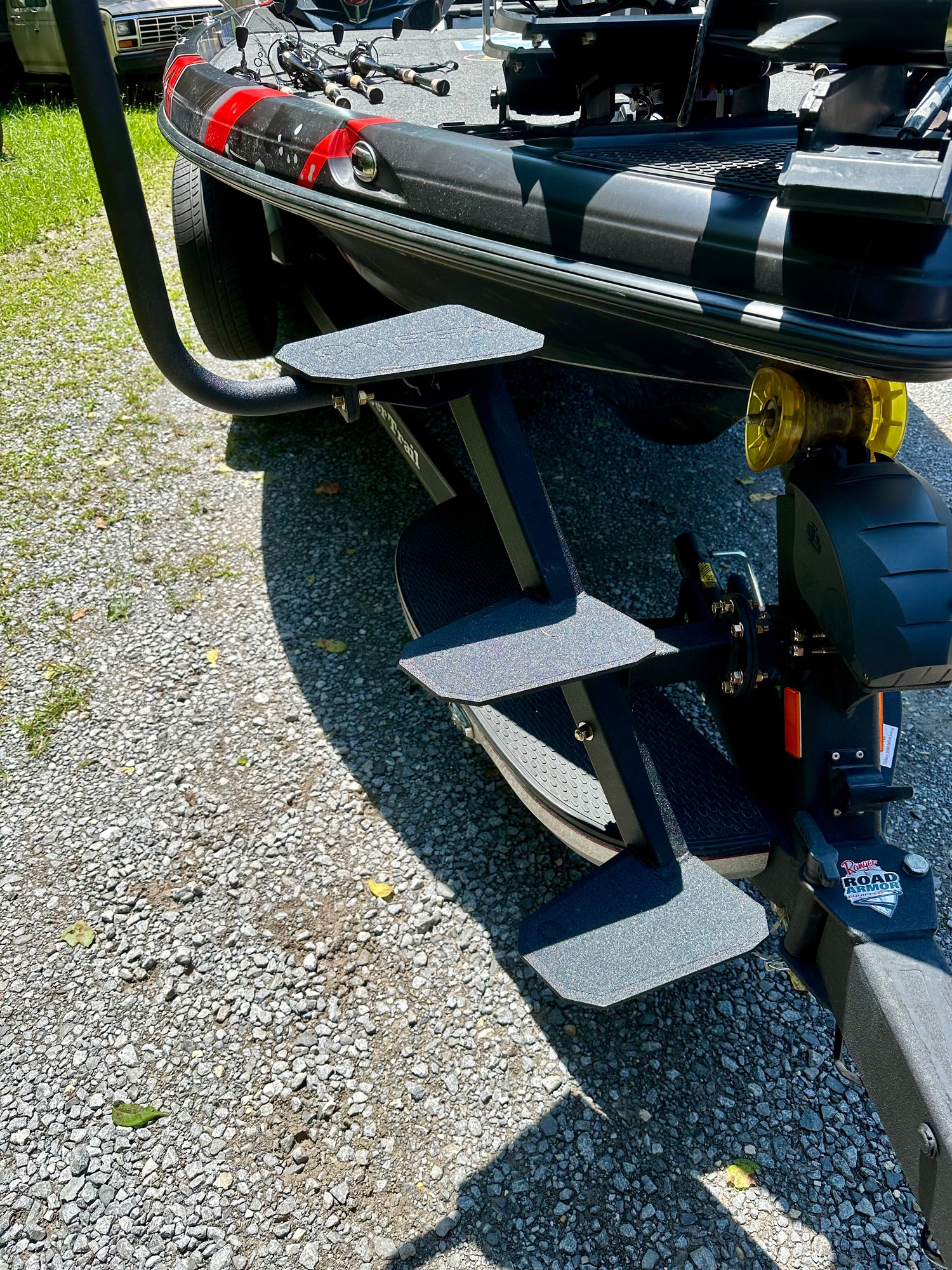 XL Winch Mount boat trailer steps